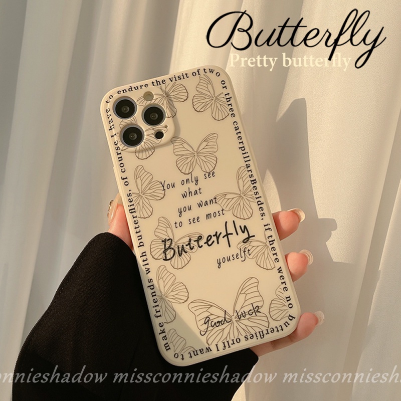 Soft Case Motif Kupu-Kupu Untuk Oppo A76 A95 A12 A54 A15 A74 A16 Reno 7 6 5F 4F 5 4 A7 A5S A35 A15S A52 A94 A5 A92 A53 Butterfly