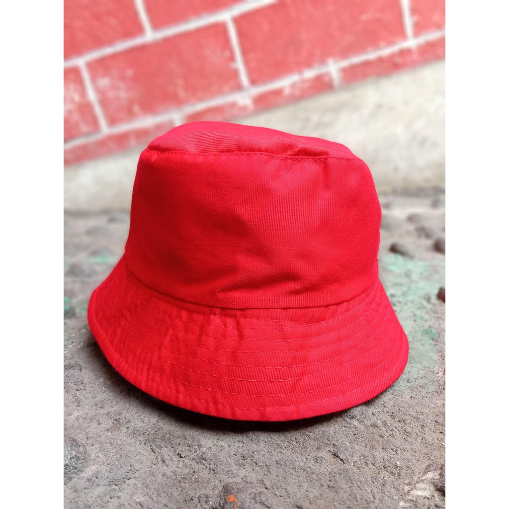 Bucket hat polos/keren/murah/bucket Hat Polos murah