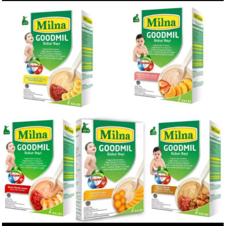 Milna Goodmil bubur Bayi MPASI 6+ 8+ bulan