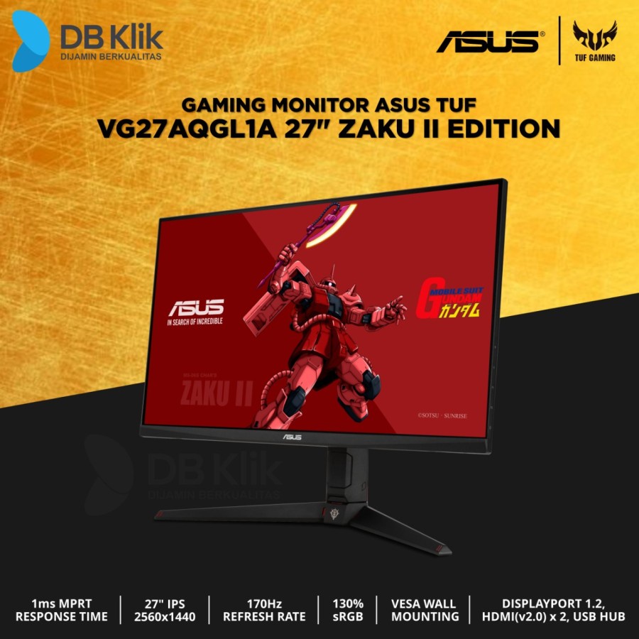 LED Monitor ASUS TUF Gaming VG27AQGL1A 27&quot; 170Hz WQHD HDMI DP