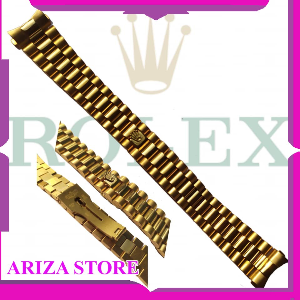 Tali Jam Tangan Rolex President Gold Rantai Rolex