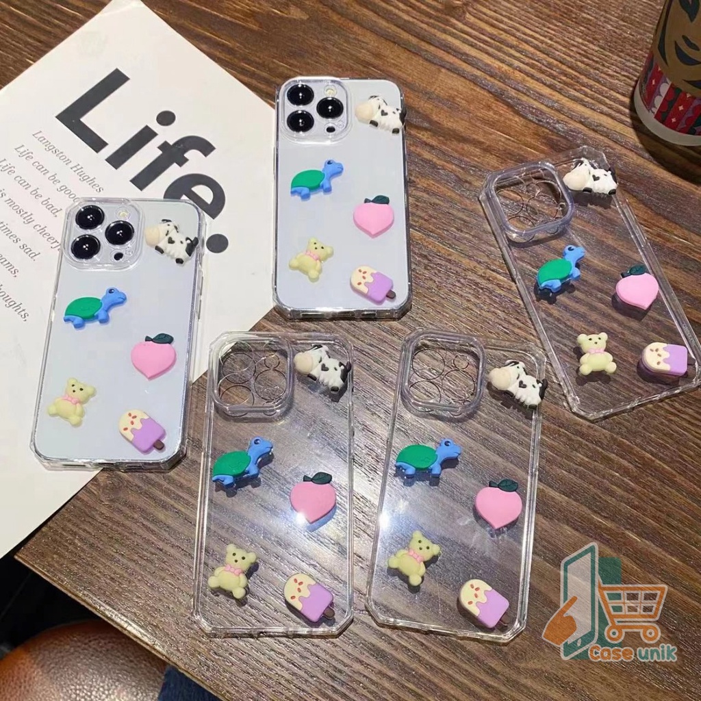 Y022 CLEAR CASE SOFTCASE CLEAR JELLY KARAKTER 3D CUTE SAMSUNG A03S J2 PRIME GRAND PRIME A10S M01S A20S A21S A31 A51 A12 CS3655