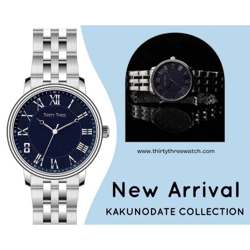 Jam Tangan Wanita Thirty Three KAKUNODATE LADIES TTH2007M-S04-S02