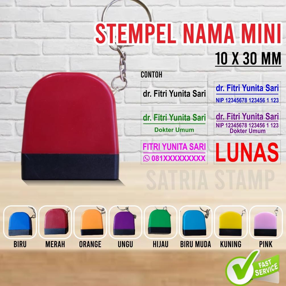 

((BISA COD)) Stempel Nama Dokter Bidan Perawat Apoteker HP WA Stampel Usaha Toko Lunas Konter Gantungan Kunci1030