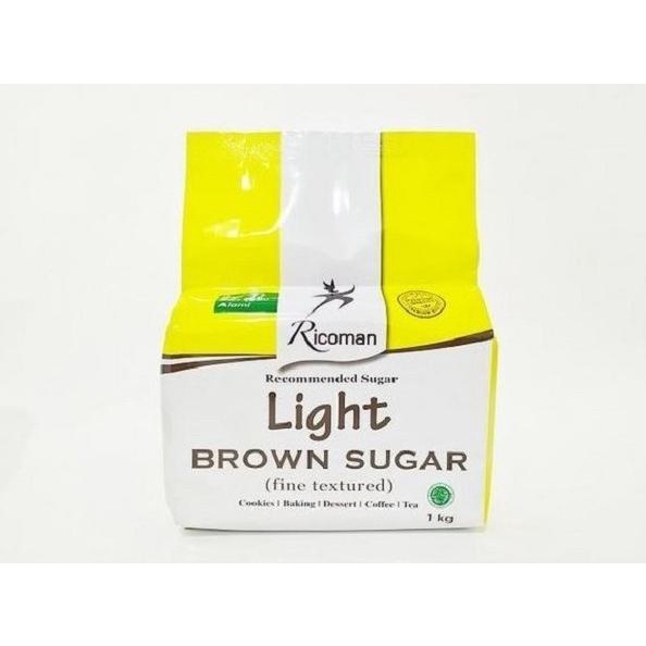 

><><><] RICOMAN LIGHT BROWN SUGAR 1 KG