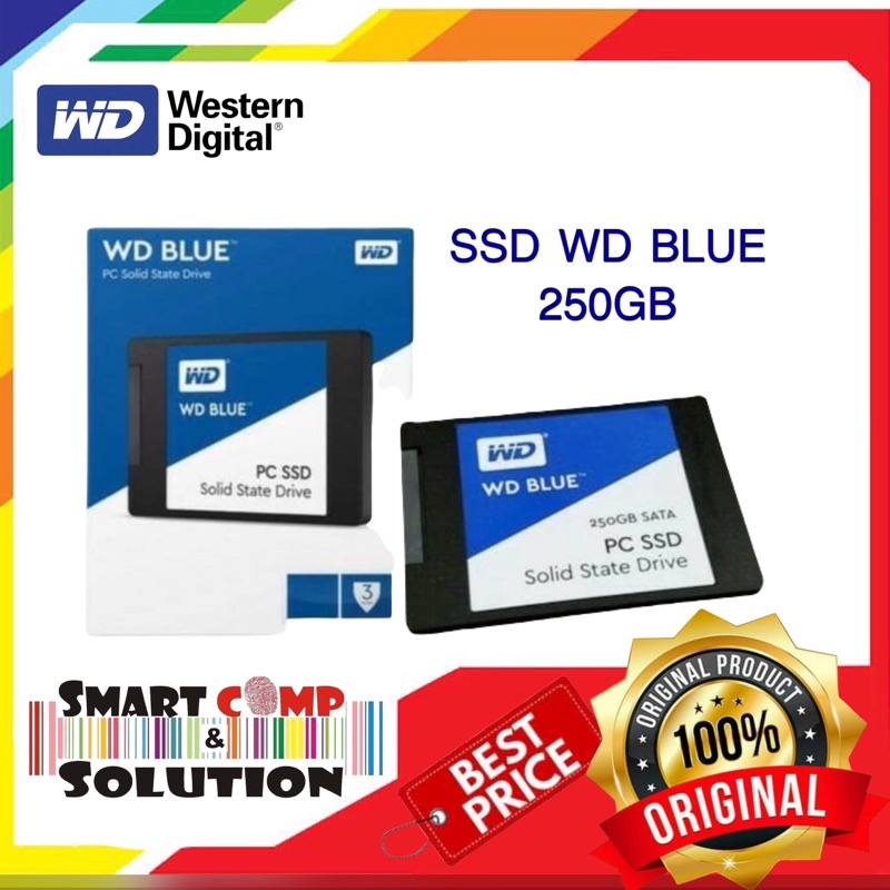 SSD WD BLUE 2.5&quot; 250GB (Solid State Drive) Sata