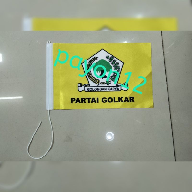 bendera meja partai GOLKAR