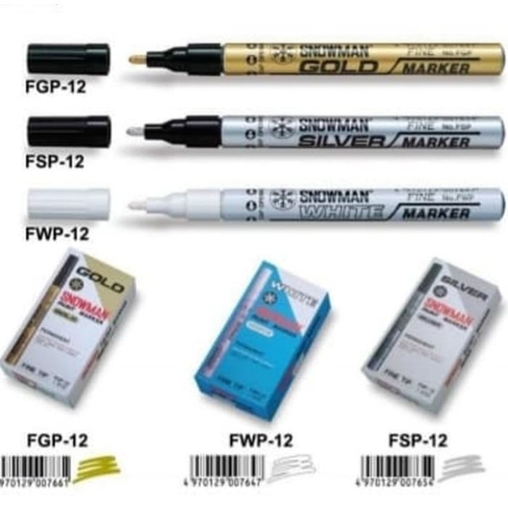 

Spidol Snowman Paint Marker - FINE POINT