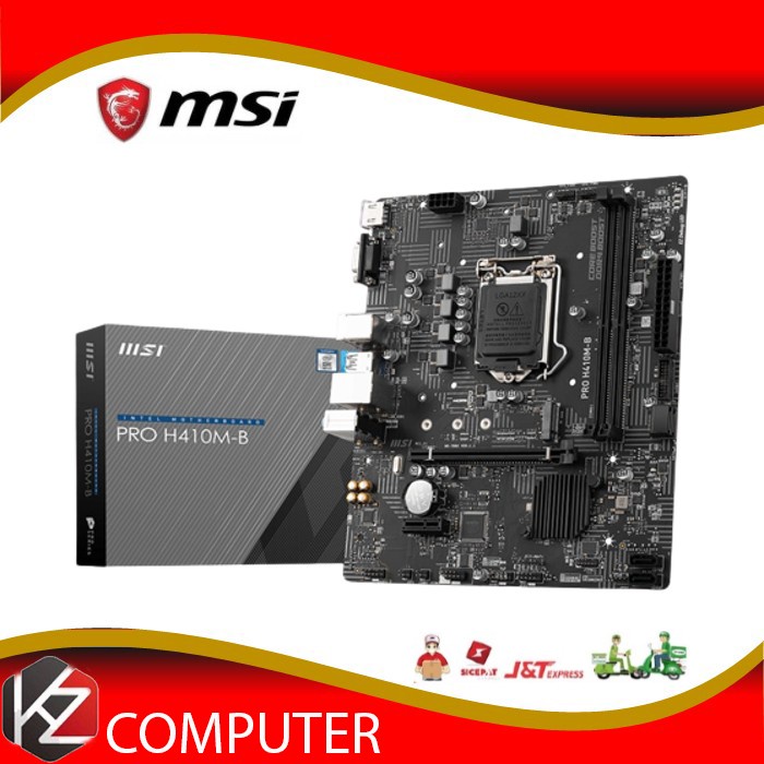Motherboard MSI PRO H410M-B m-ATX LGA1200 HDMI VGA - MSI Pro H410MB
