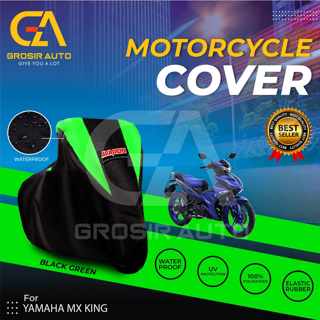 Sarung Motor AVARON MX KING Penutup Pelindung Body Cover Motor Warna Anti Air Merk Avaron