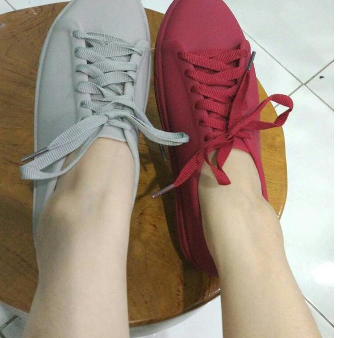 Super Sale jelly shoes sepatu wanita barabara kets karet import bara bara cewek sneakers 6382 h73➱