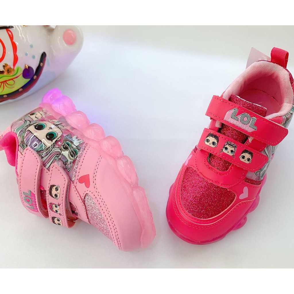 (LOLI-JKT) 366 Sepatu LOL AVENGERS LED Anak Terbaru Size 28-33