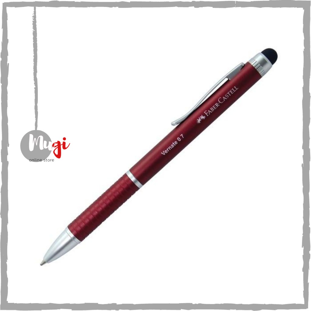 

Faber-Castell Stylus Pen Vernate 0.7 Red Barrel Black - Blue Ink