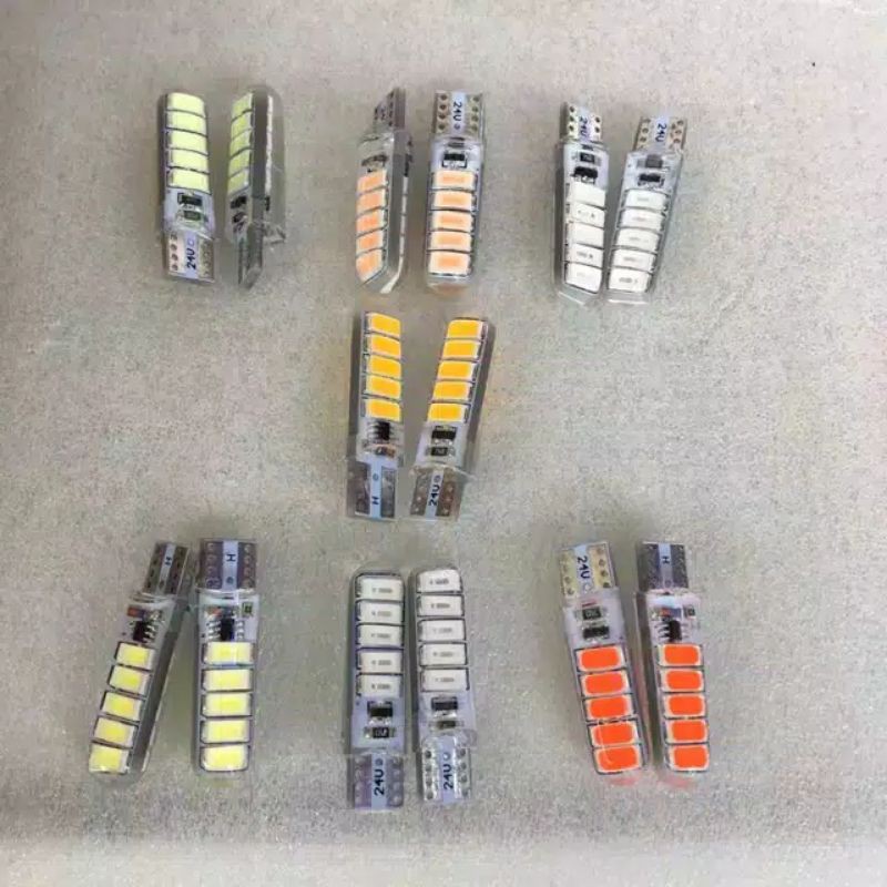 lampu senja kota t10 jelly kedip stobo 10led 24volt