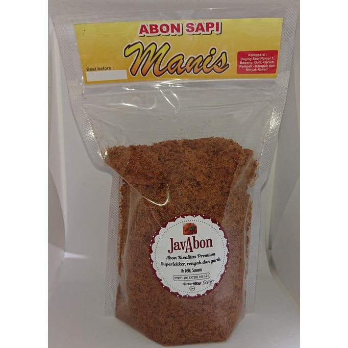 

Javabon Abon Sapi Manis/Original (Beef Floss) 500