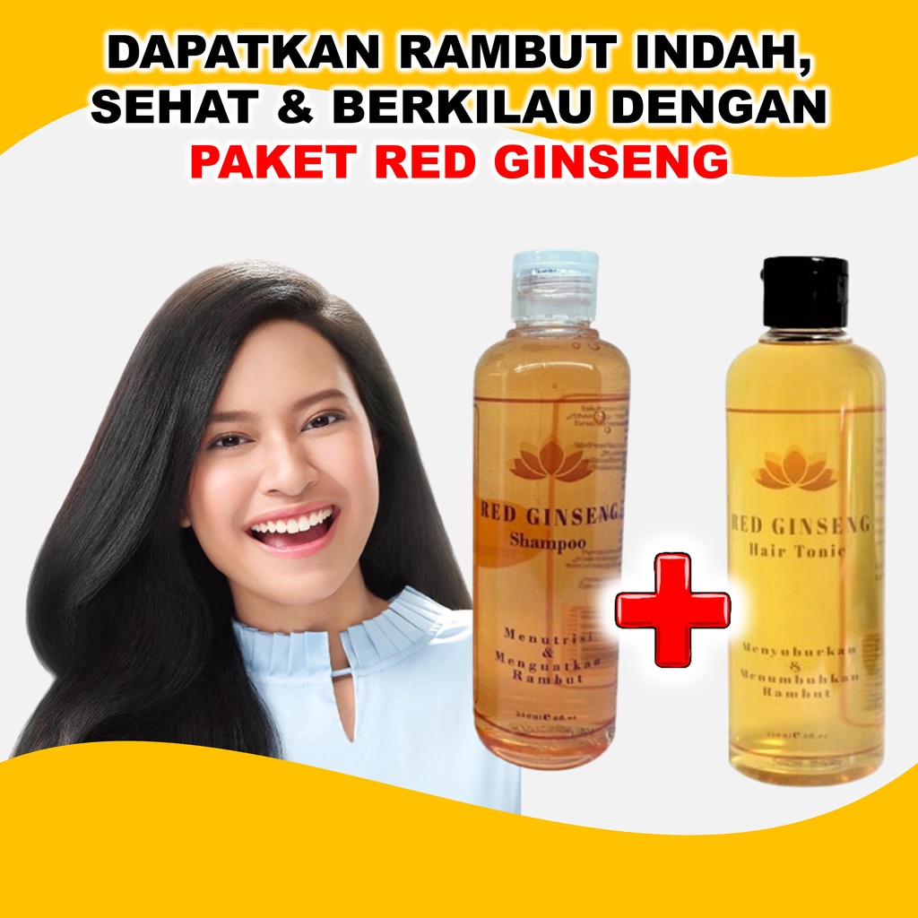 Perawatan Rontok Parah Dan Penyubur Rambut Red Ginseng Ampuh BPOM 250 ml B6P