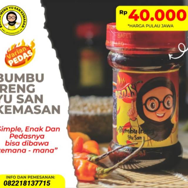 

(PEDAS) Bumbu Ireng Yu San Yusan Kemasan