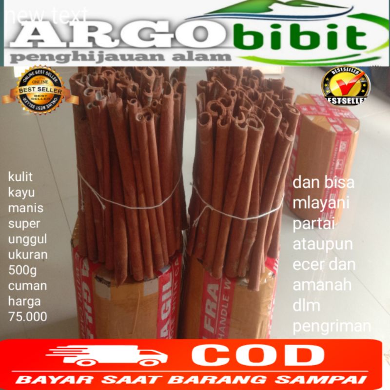 

kulit kayu manis super unggul spek nomer 1 ukuran 500g ok