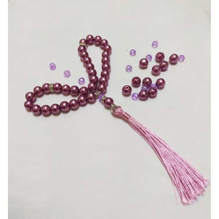 TASBIH MUTIARA TASBEH 33 BUTIR TASBIH CANTIK MUTIARA TASBIH SESERAHAN PERNIKAHAN TASBIH 33 BUTIR CAN