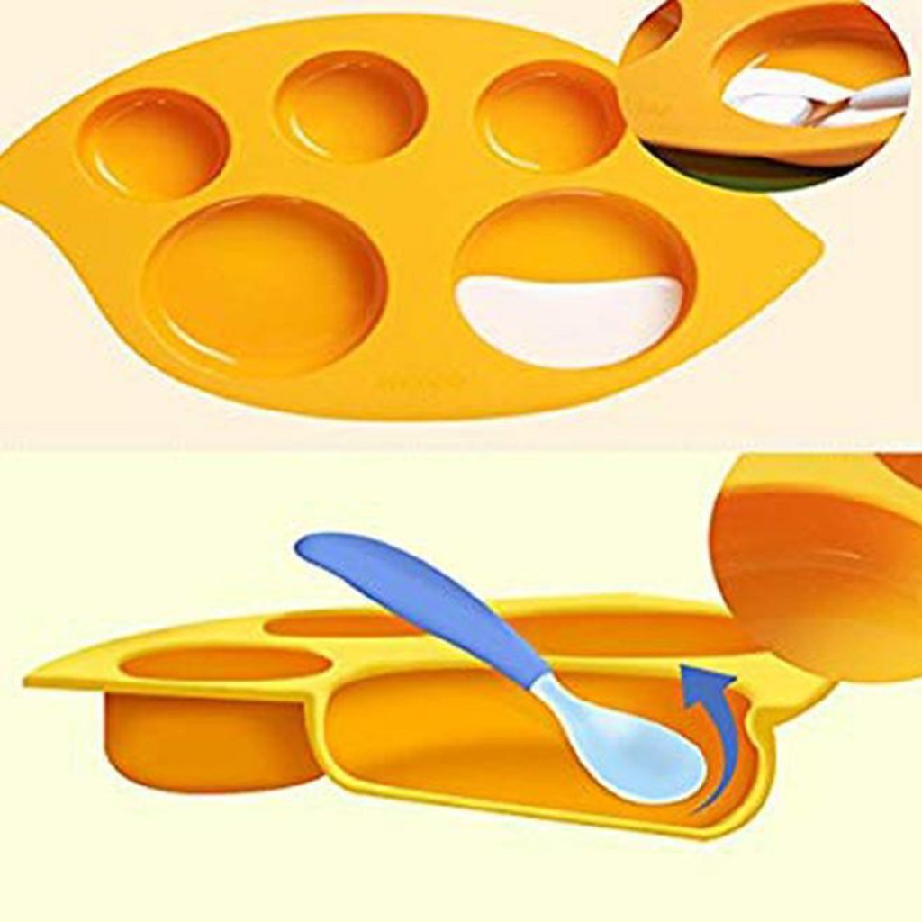 Monee Kids Silicone Food Plate