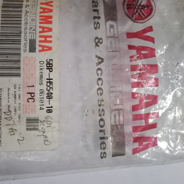 CDI unit scorpio/5BP-H5540-10 ori yamaha (Kode A 007)