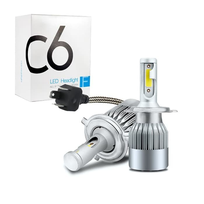 LAMPU C6 LED 36W COB MOBIL SOCKET H4