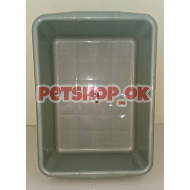 Bak pasir kucing segi empat / cat litter box