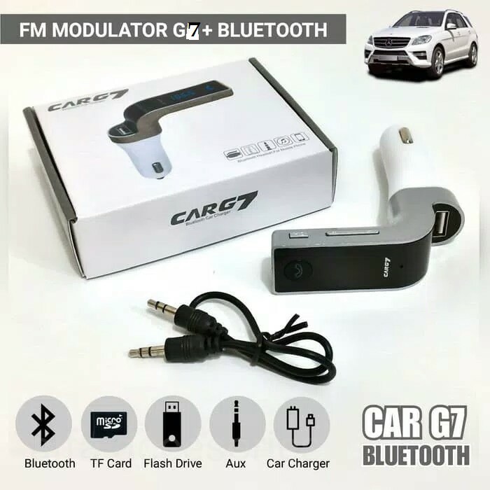 [COD] TRANSMITTER MUSIC MODULATOR WIRELESS | 3in1 Car Charger Bluetooth MP3 &amp; FM Transmitter CARG7