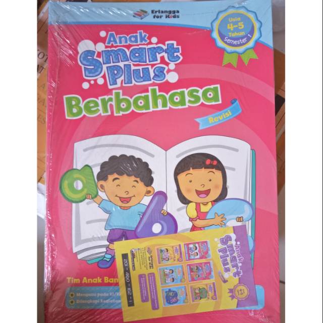 Buku Paket Anak Smart Plus TK A usia 4-5 tahun