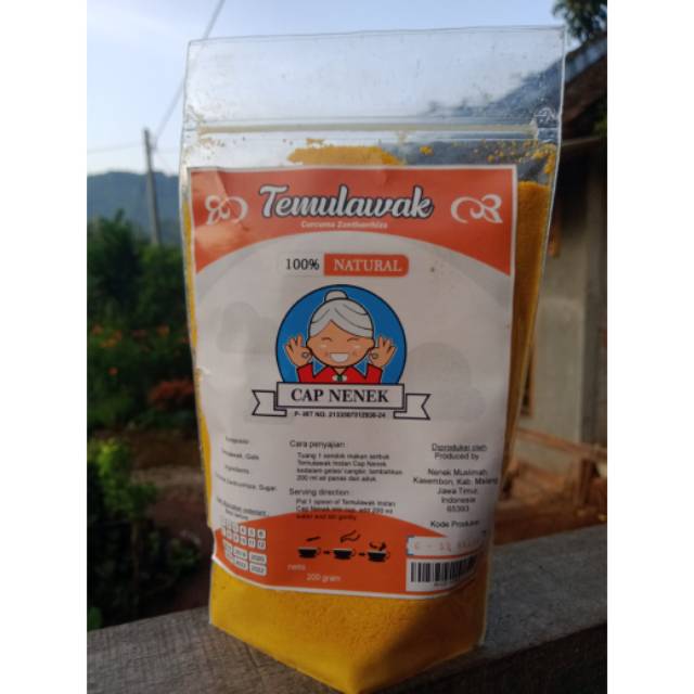 

Mpon - mpon seduh "TEMULAWAK" / 200gr