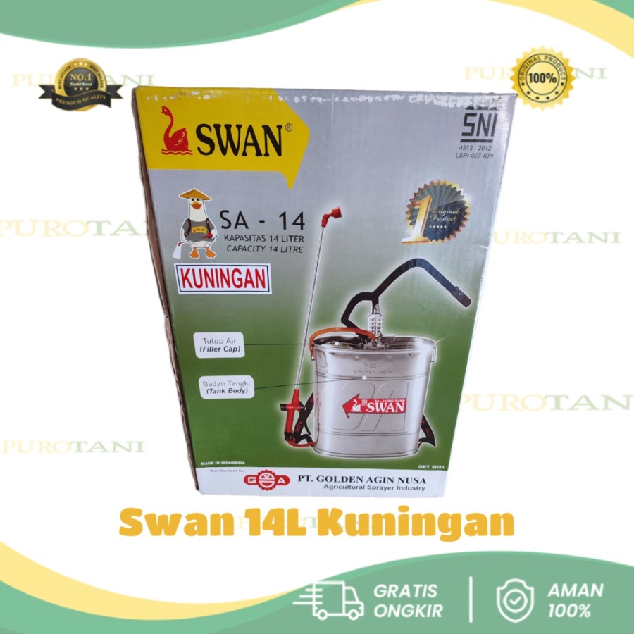 Tangki Semprot Hama Hand Sprayer Swan SA 14 Liter