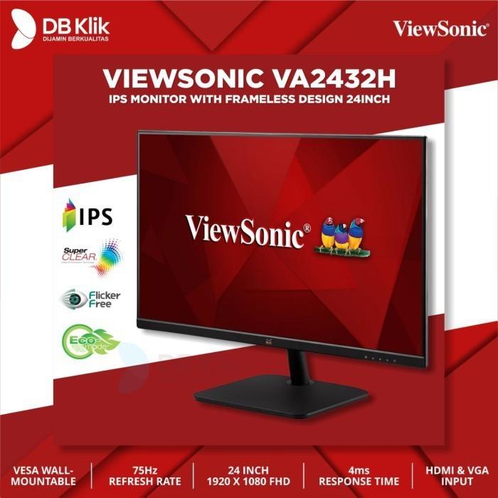 Monitor LED ViewSonic VA2432-H 24" IPS Frameless