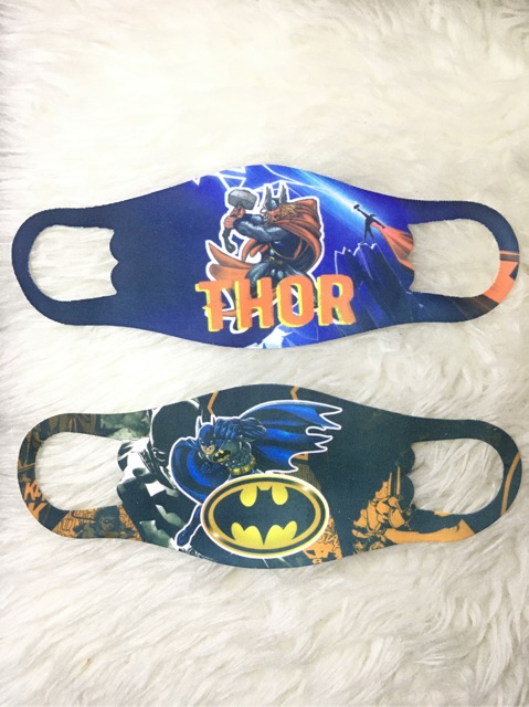 MK06 Masker Anak Kain Elastis Karakter