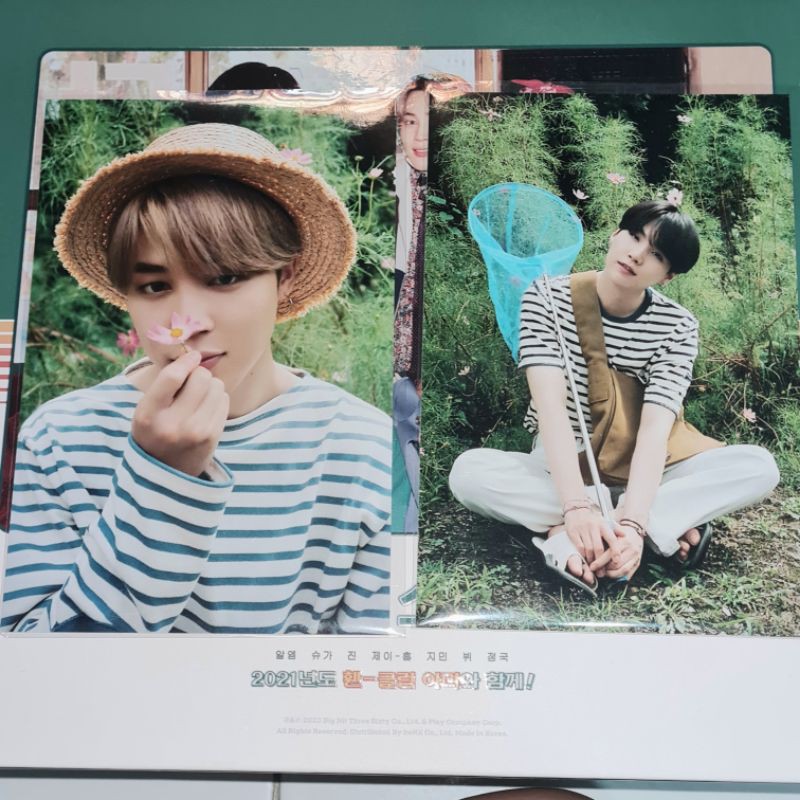 Jimin / Suga Photo 4x6 Official from BTS Season Greetings 2021 / Seasons greeting 21