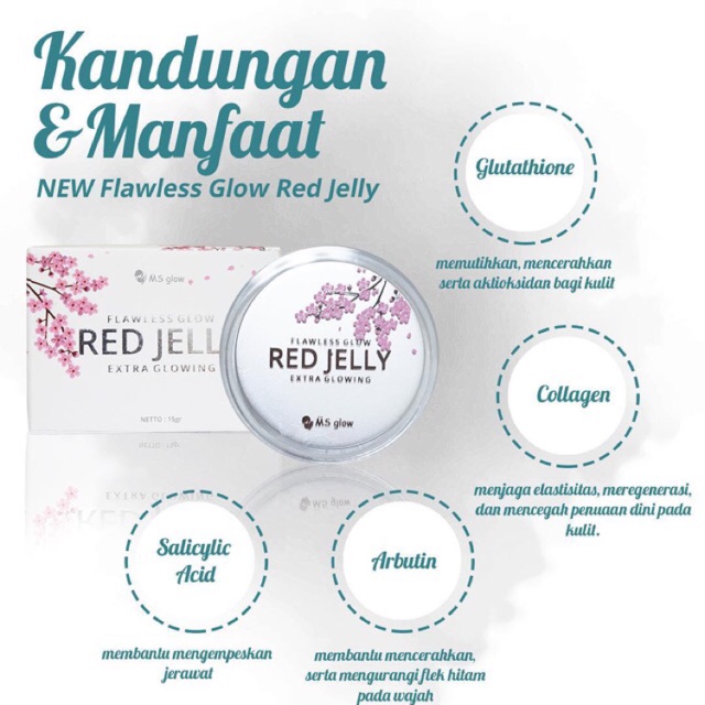 RED JELLY MS GLOW ORI new packaging