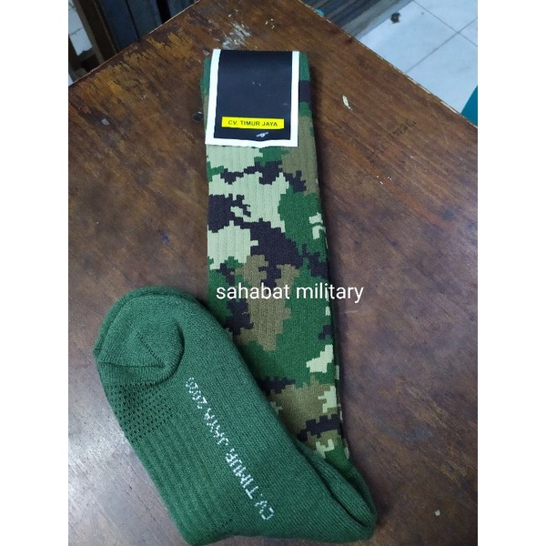 KAOS KAKI PDL LORENG KOSTRAD ORIGINAL