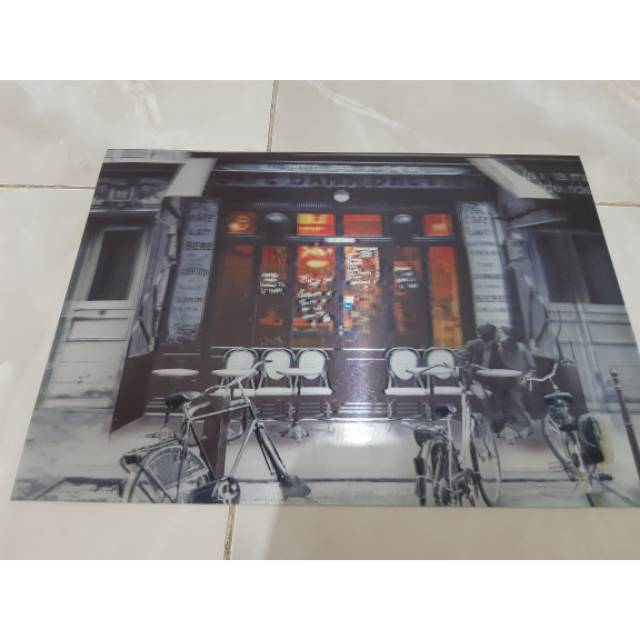 (kecil) Poster gambar 3 dimensi, cover 3 dimensi