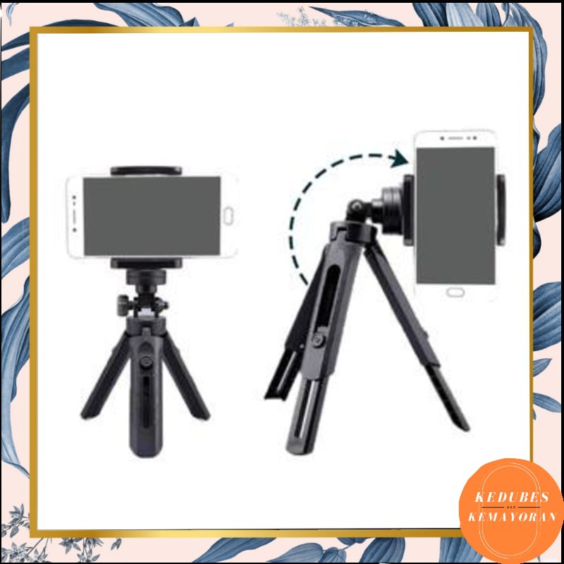 Tripod Mini / Tripod Support for Handphone + holder Support [KK]