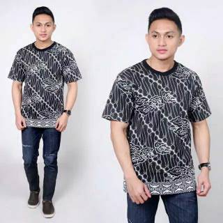  KAOS  BATIK  LENGAN PENDEK TERBARU Shopee Indonesia