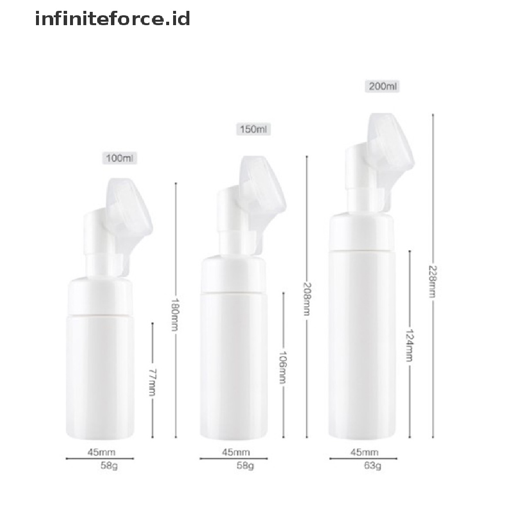 Infiniteforce.id Botol Pump Dispenser Sabun / Shampoo / Mousse Untuk Travel