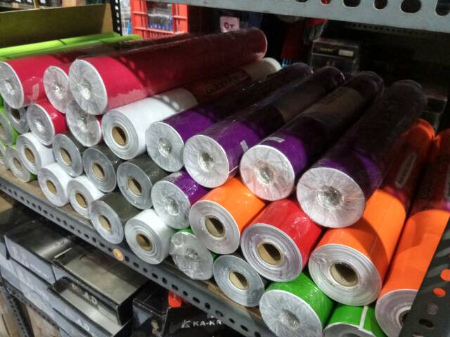 SCOTLET WARNA GLOSY MENGKILAP PER ROL 45CM X 15 METER