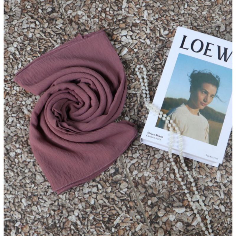 PASHMINA CRINKLE AIRFLOW COTTON SHAWL PREMIUM | PASMINA-Taro