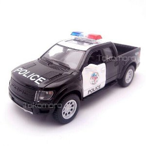 Termurah  miniatur mobil polisi ford raptor pick up mobilan hadiah Instan