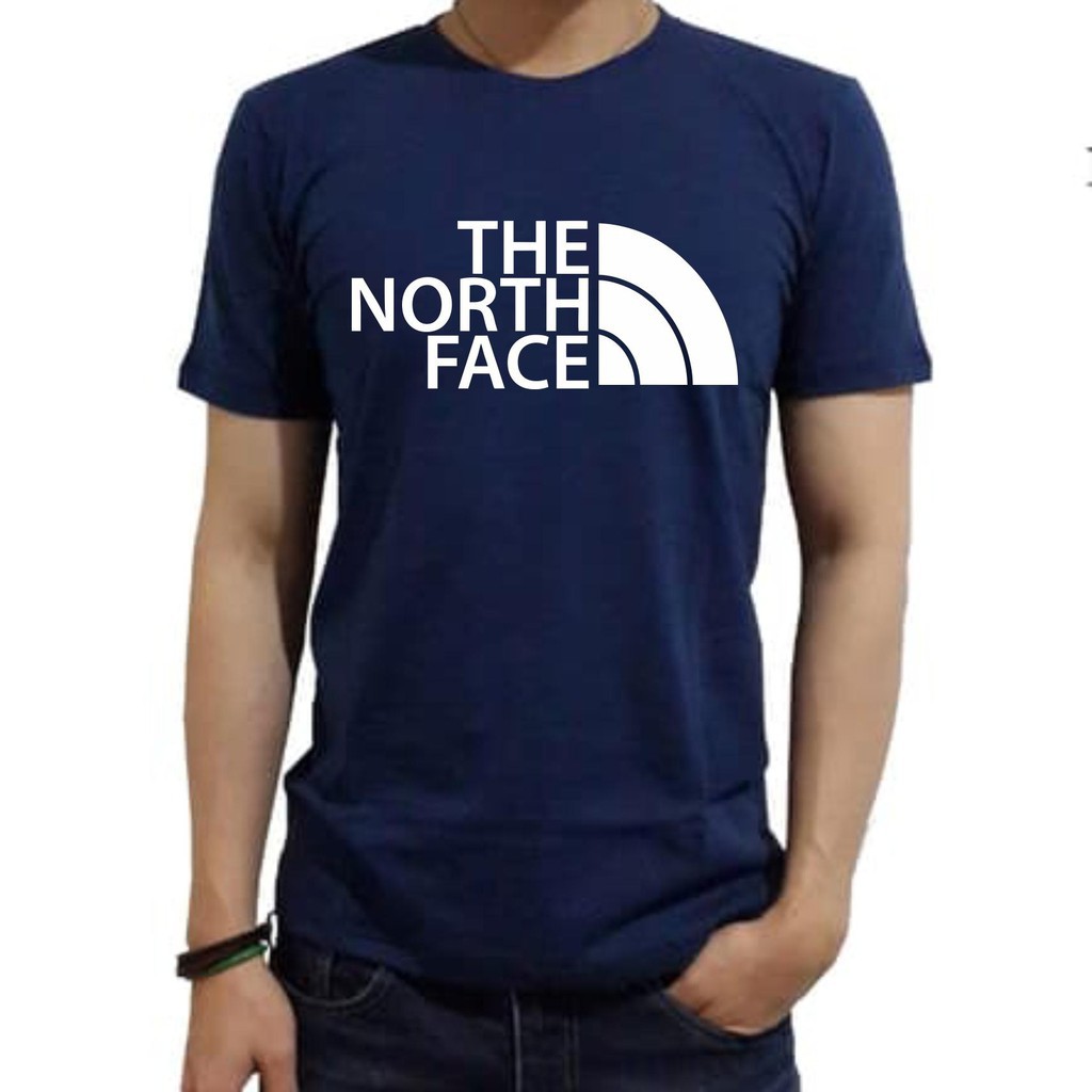 KAOS PRIA THE NORTH FACE BIG SIZE M L XL 2XL 3XL 4XL 5XL HITAM LENGAN PENDEK