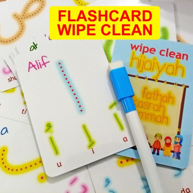 Mainan Edukasi Flashcard Huruf Hijaiyah - Flash Card Anak Edukatif