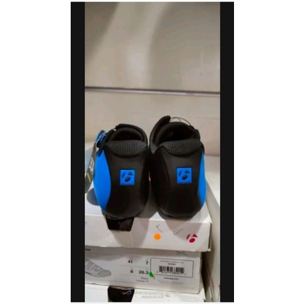 SHOES SEPATU ROAD BIKE BONTRAGER VELOCIS WATERLOO BLUE SIZE 42w
