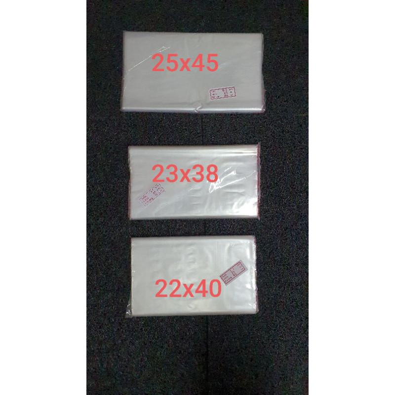 Plastik Kantong / Kantong Plastik PP Tebal 0.03 Cap Jet Ukuran Lebar 25 Cm, 23 Cm, 22 Cm.