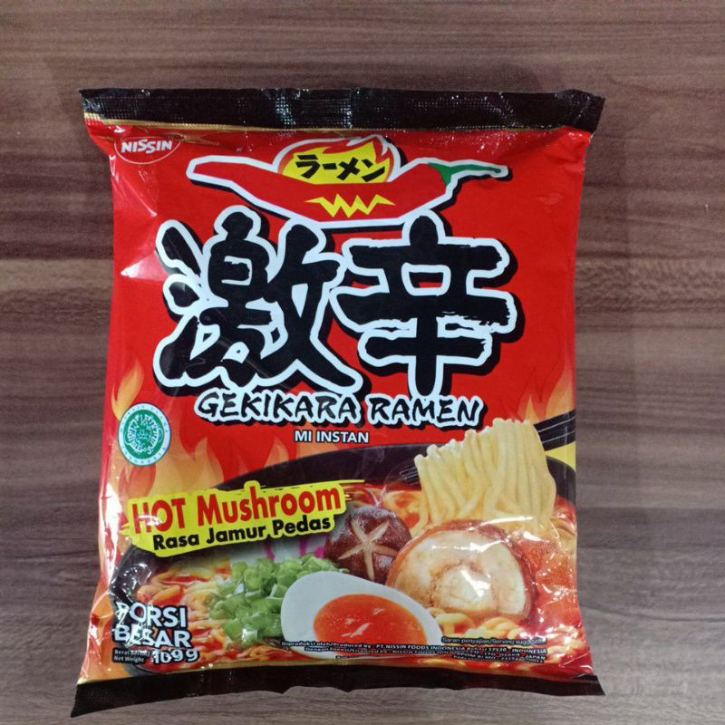 

Nissin Gekikara Ramen Hot Mushroom 109gr