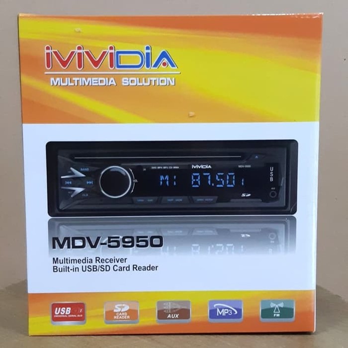 Single Din DVD Mobil BERGARANSI