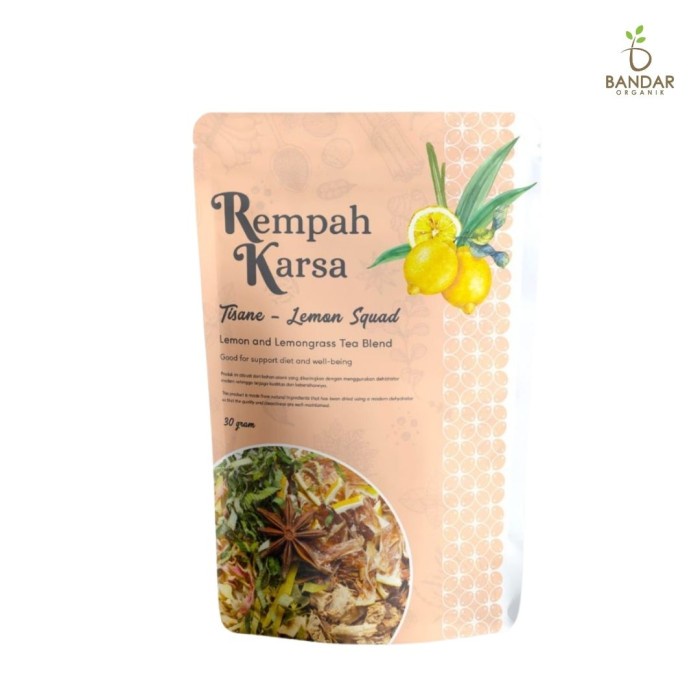 

Rempah Karsa - Tisane Lemon Squad / Teh Rempah Diet dan Detoks - Pouch 30gr (BERKUALITAS)